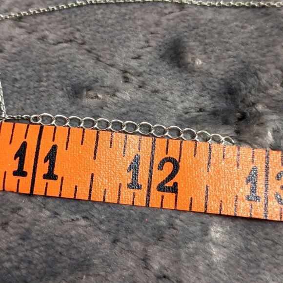 Beautiful Clear Crystal Key Pendant/Necklace Rhodium Plated by Nordstrom - Picture 14 of 15